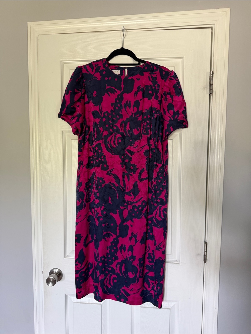 Vintage Silk Flora Kung Dress